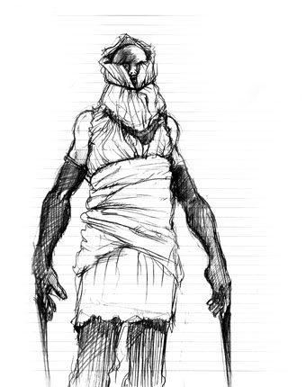 More detailed concept art and sketches for Silent