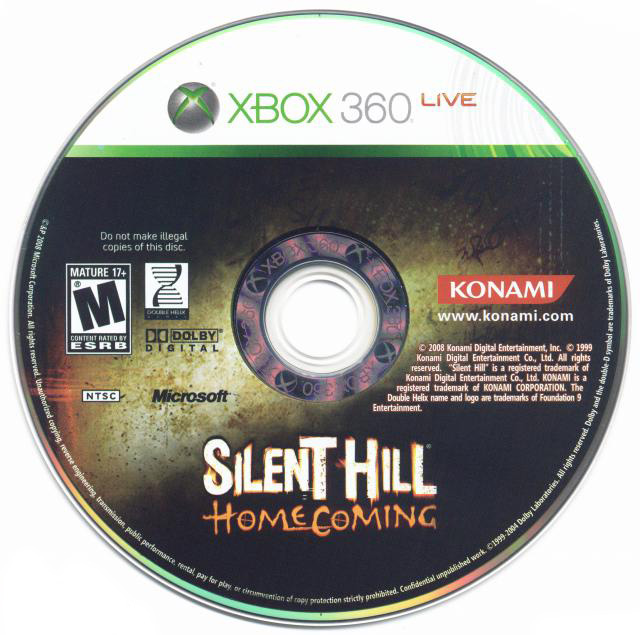 Silent Hill Homecoming PC DVD-ROM Germany — Complete Art Scans